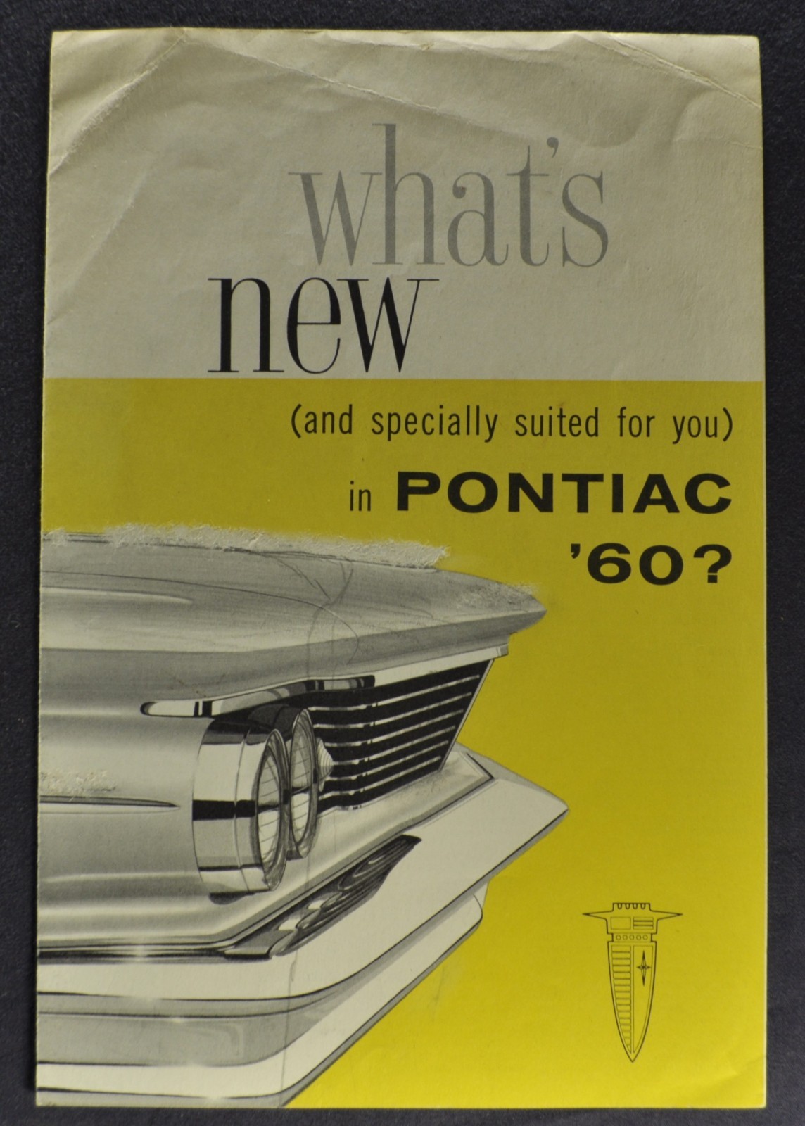 1960 Pontiac What's New Brochure Folder Catalina Sport Coupe Original 60 1960 Pontiac What's New Brochure Folder Catalina Sport Coupe Original 60