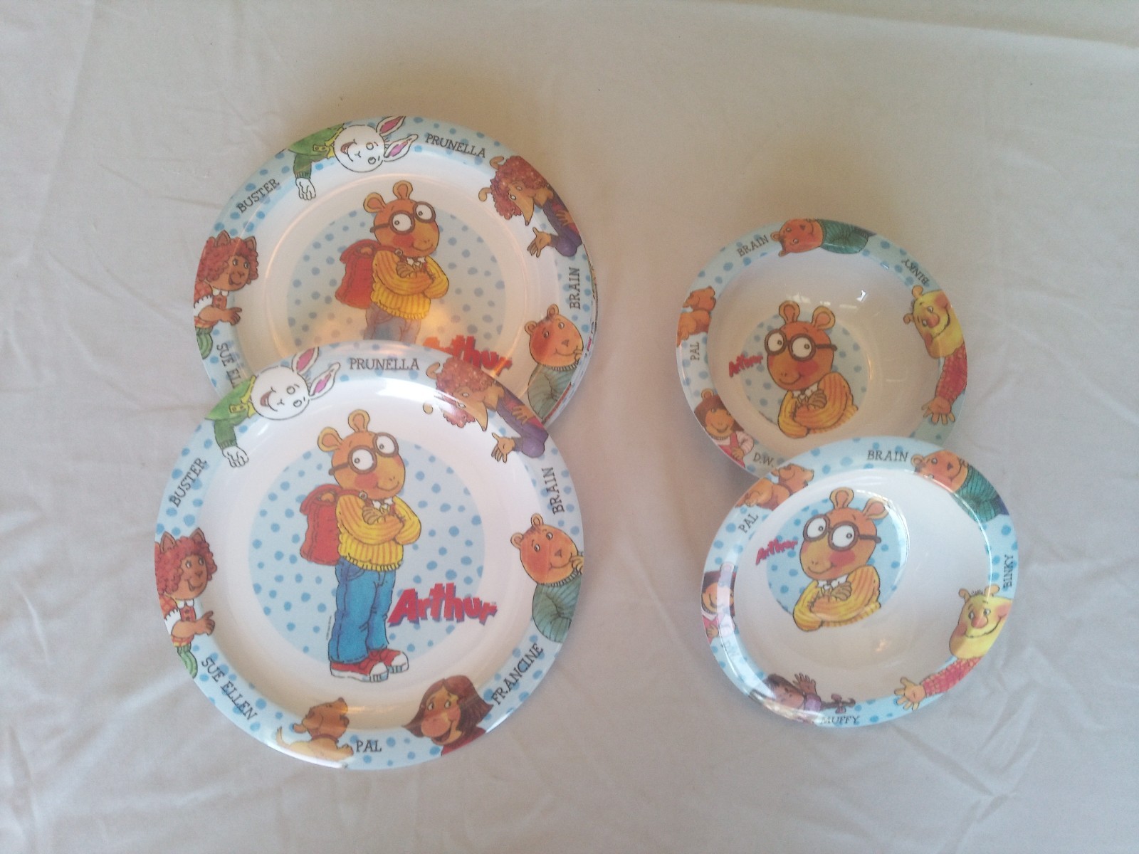 Arthur Collectable Plates and bowls