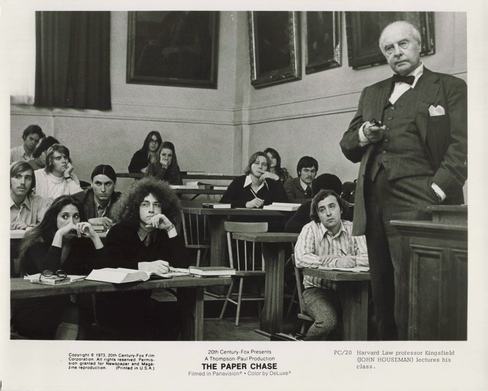 John Houseman in The Paper Chase - VINTAGE Original 8x10 Press Photo
