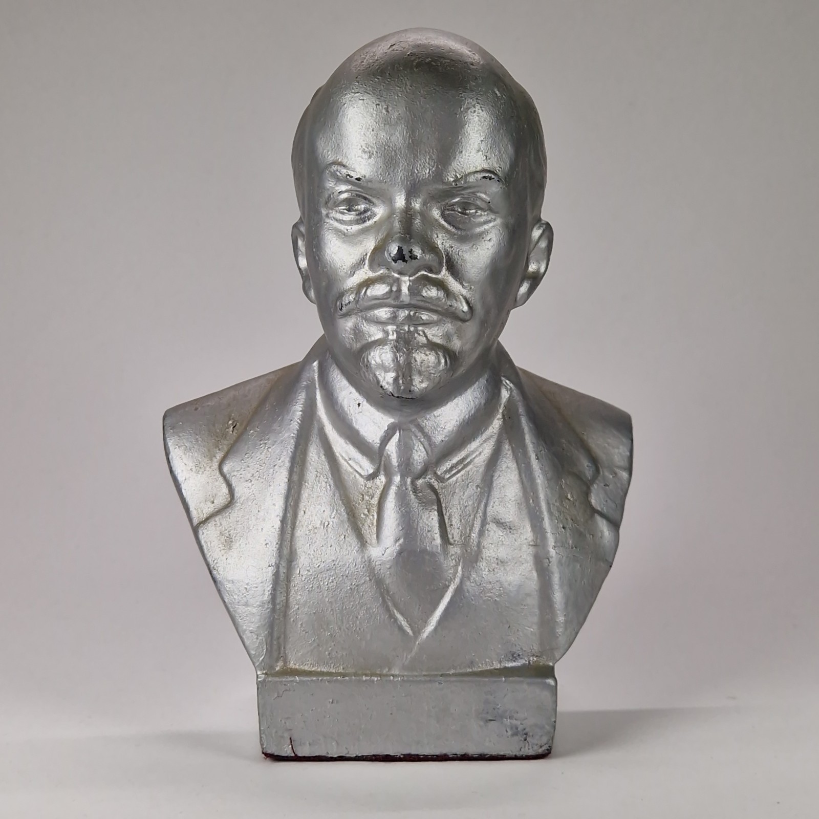 Vintage Soviet Bust Vladimir Lenin USSR 1960s Communism Sculpture Proraganda