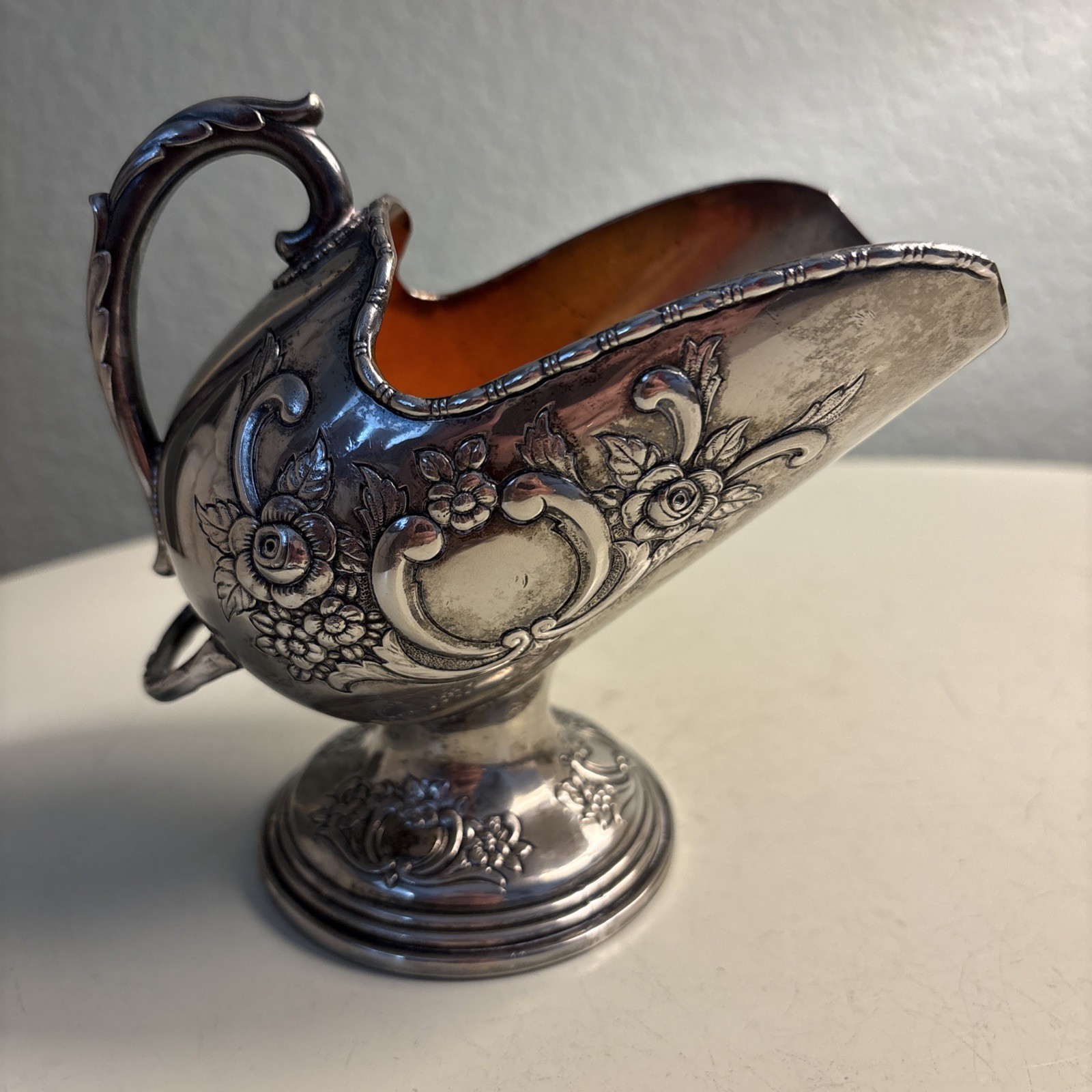 Vintage Raimond Silverplate Sugar Scuttle Etched Ornate Floral No Scoop Vintage Raimond Silverplate Sugar Scuttle Etched Ornate Floral No Scoop