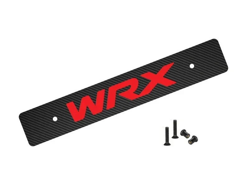 Aluminum carbon style Front License plate delete design fit for Suby WRX STI