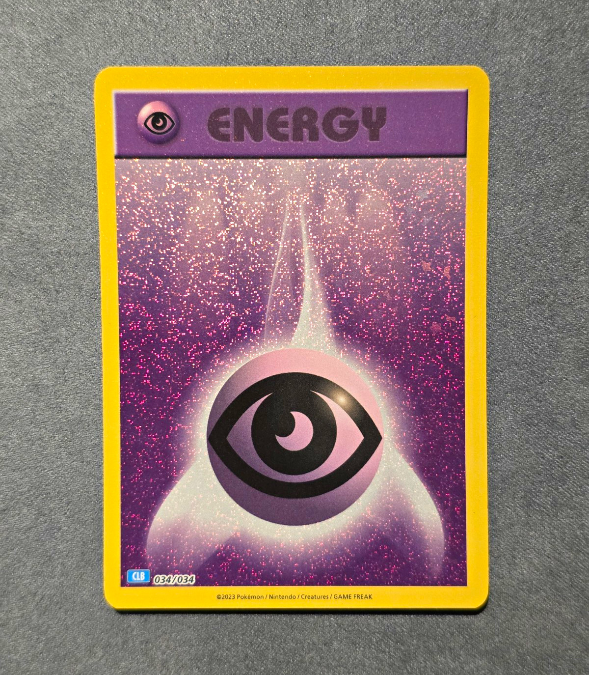 Pokemon TCG Classic Collection Psychic Energy Holo 034/034 English 2023