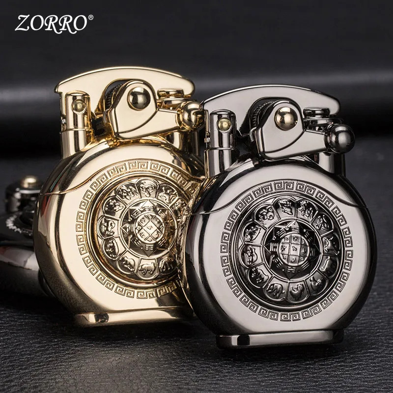 New Zorro ARMOR Kerosene Turntable Rocker Arm Lighter New Zorro ARMOR Kerosene Turntable Rocker Arm Lighter