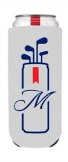 Michelob Ultra Slim Can Coolie Golf Edition - Set of 2