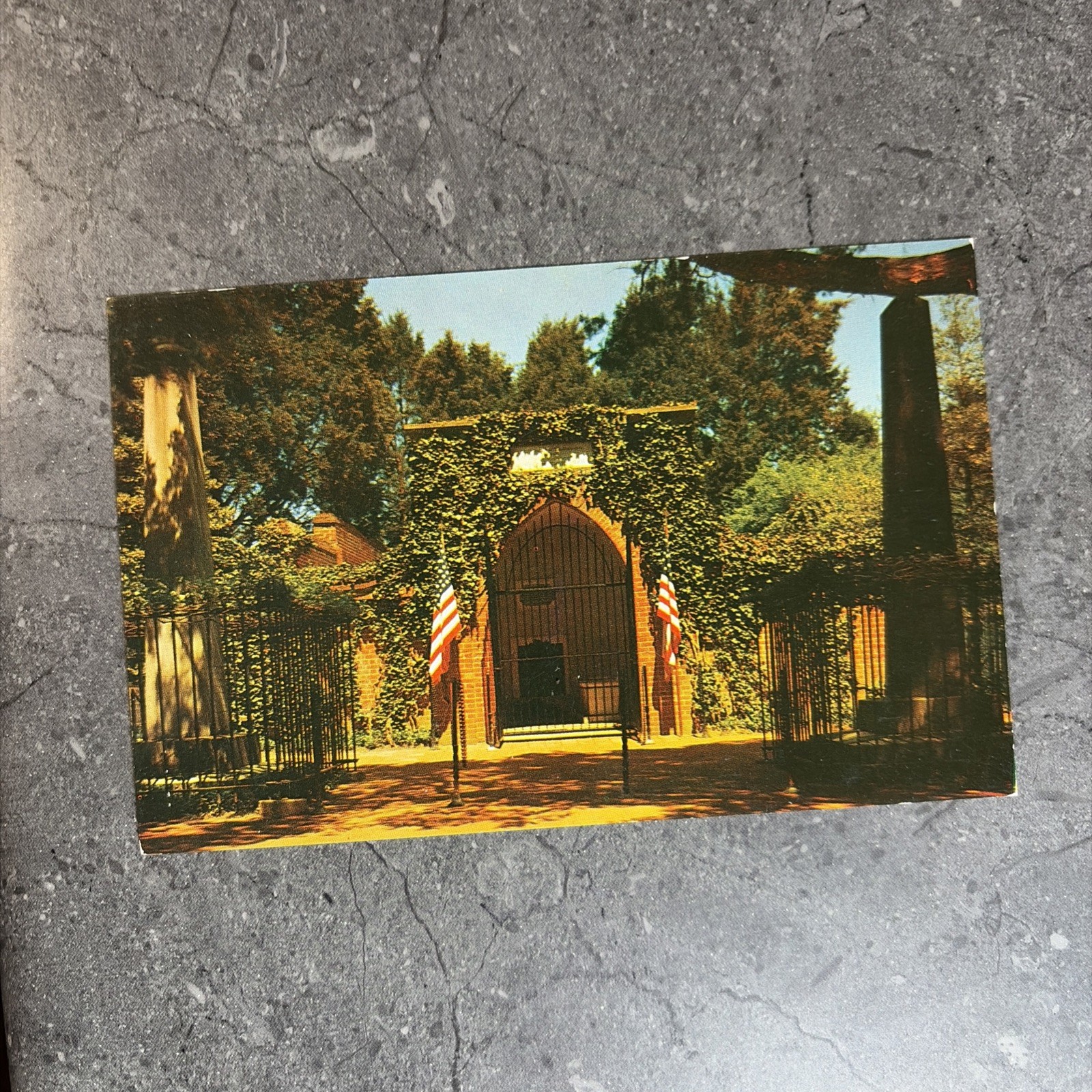 The Washington Tomb at Mount Vernon Postcard Unposted