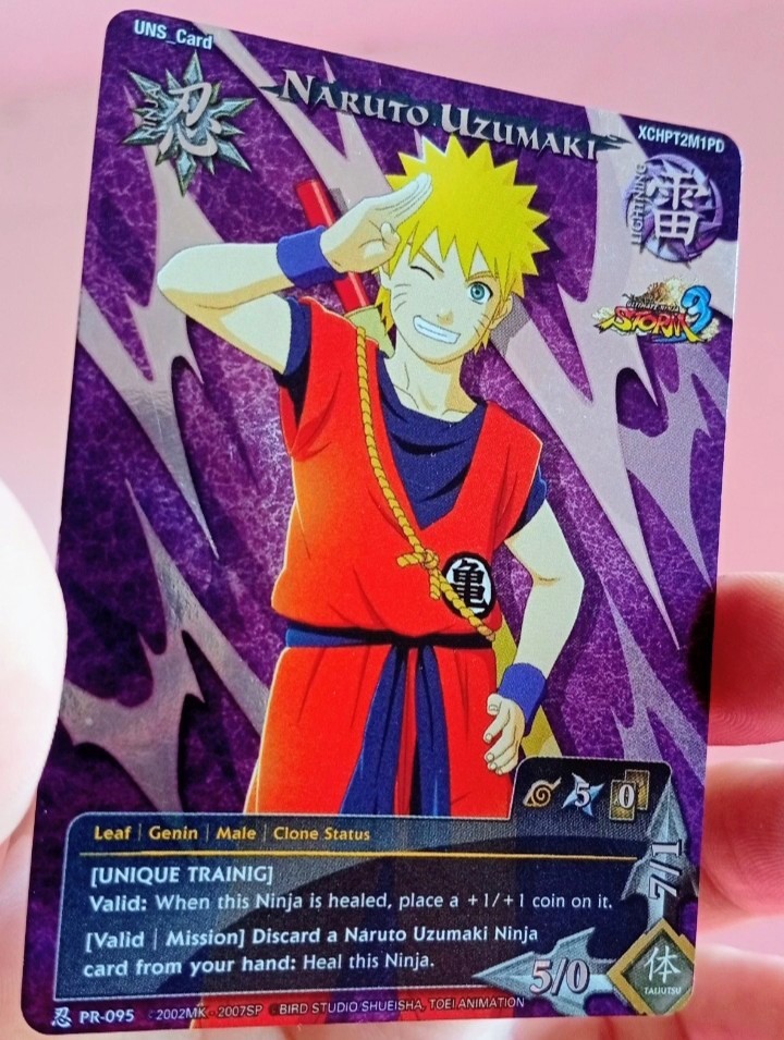 PR-095 Naruto x Goku FOIL ⭐HOLO 2013⭐CCG Ultimate Ninja Storm 3 Promo Bandai TCG