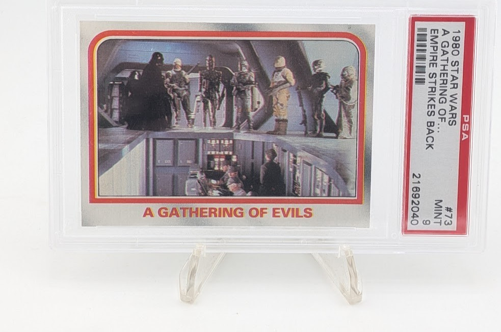 1980 Topps Star Wars Empire Strikes Back #73 A Gathering of Evils PSA 9 1980 Topps Star Wars Empire Strikes Back #73 A Gathering of Evils PSA 9