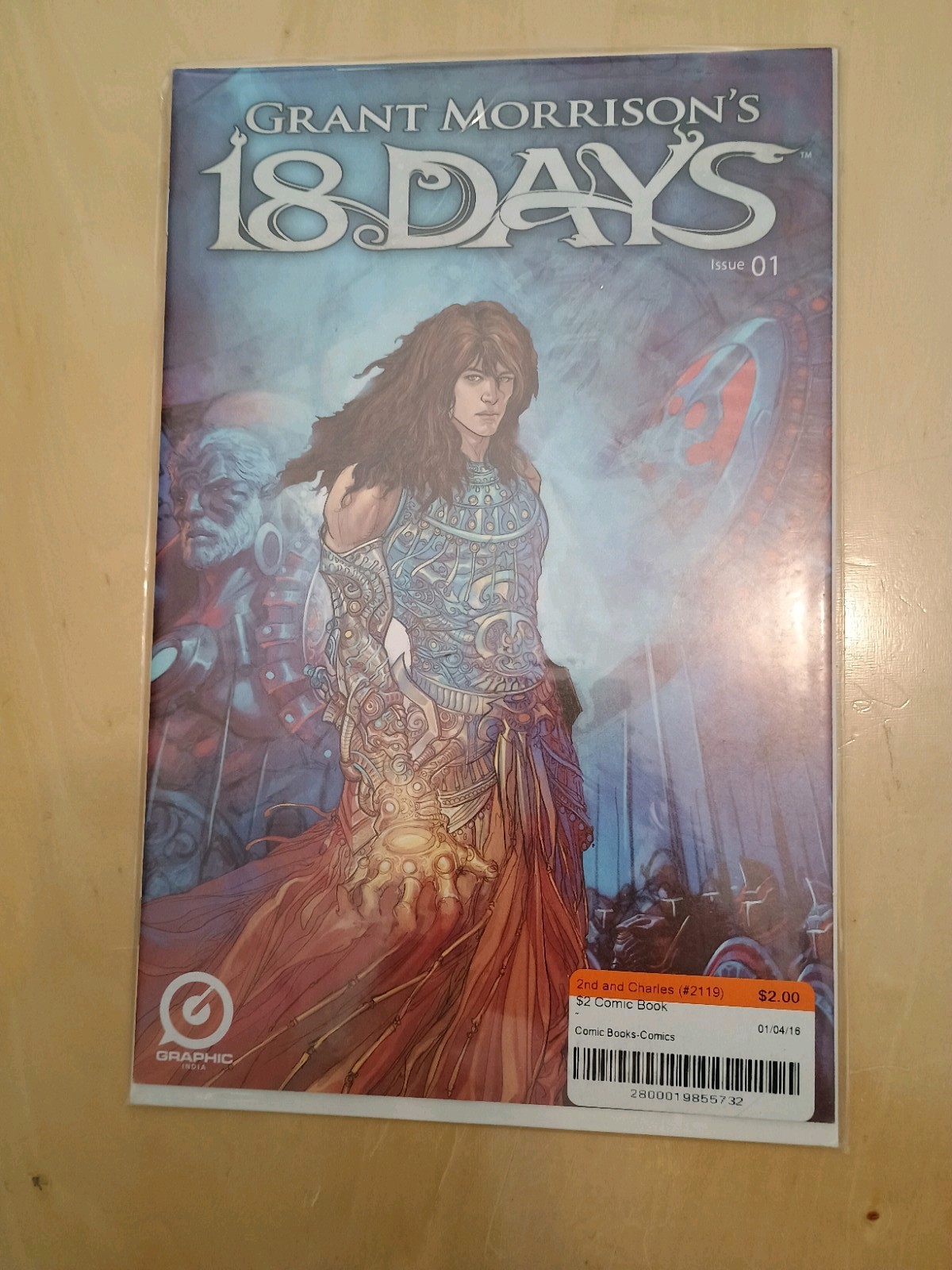 Grant Morrison\'s 18 Days #1A, Jeevan Kang, 2015, Graphic India Comics