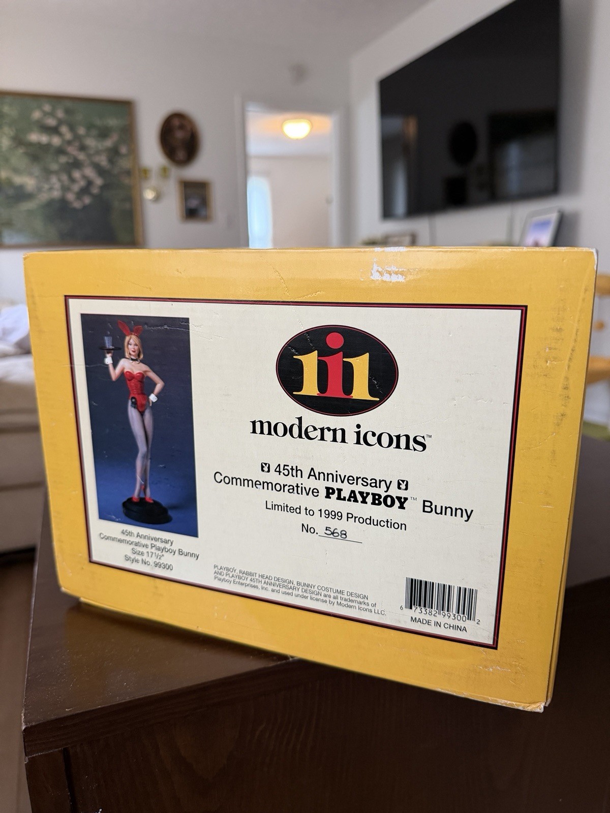 Modern Icons 45th Anniversary Playboy Bunny Figurine Limited Edition w Box & CoA Modern Icons 45th Anniversary Playboy Bunny Figurine Limited Edition w Box & CoA