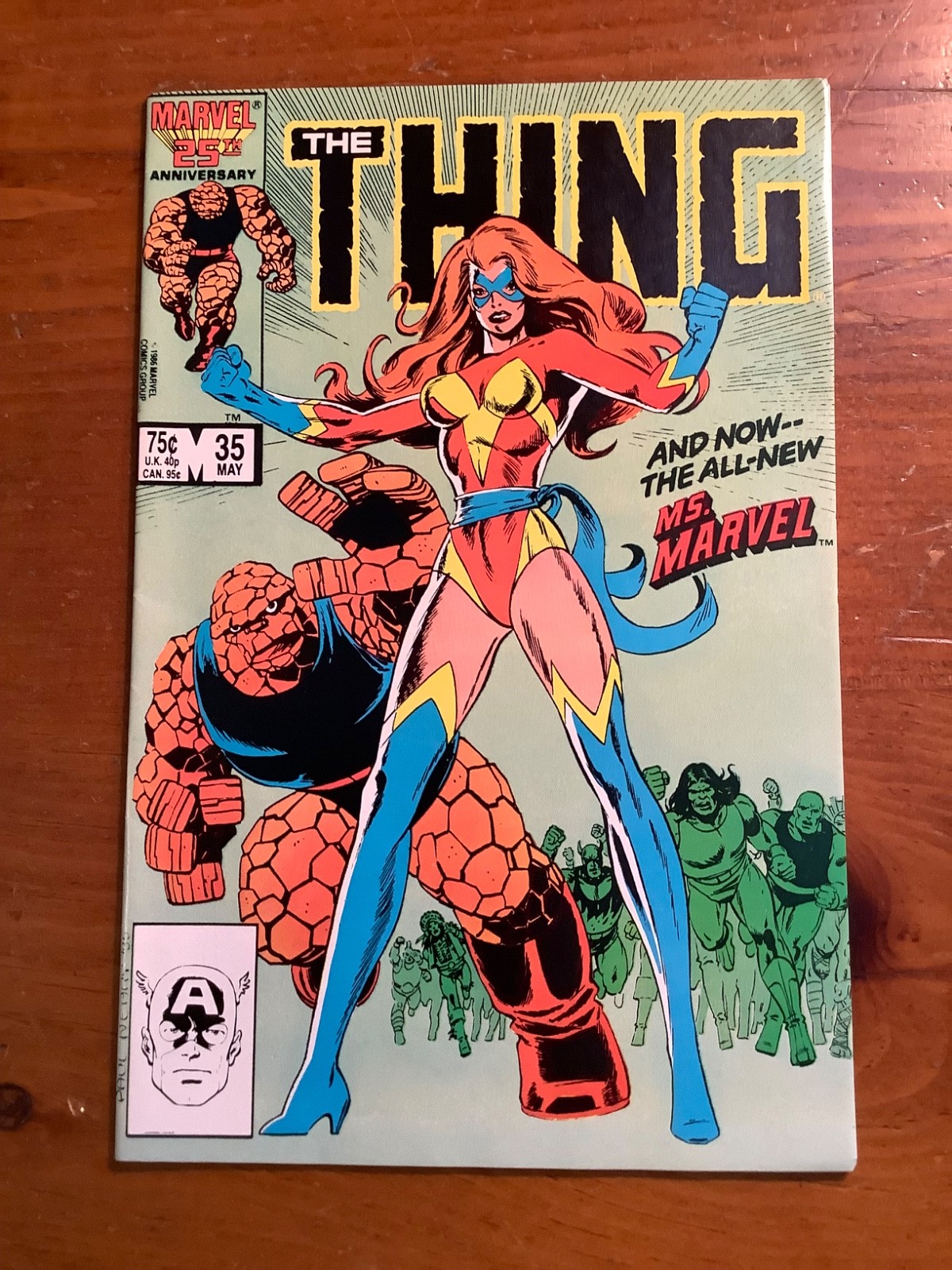 THE THING #35 (1986) Marvel Comics - 1st Sharon Ventura New Ms. Marvel NM Key THE THING #35 (1986) Marvel Comics - 1st Sharon Ventura New Ms. Marvel NM Key