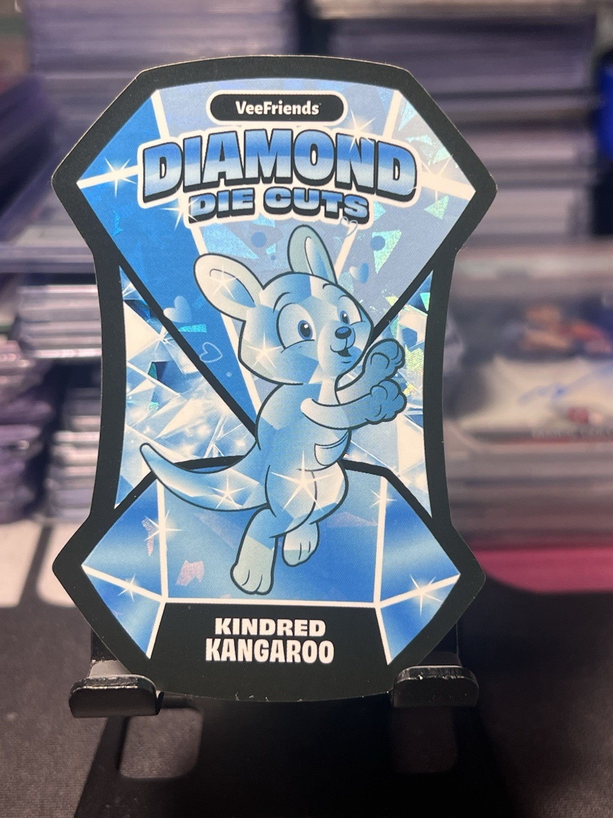 2026 VeeFriends Super Stickers Diamond Die Cut KINDRED KANGAROO CASE HIT
