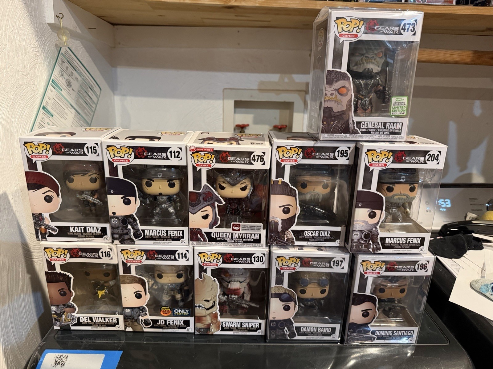 Funko Pop Games Gears of War Lot Of 11. Funko Pop Games Gears of War Lot Of 11.