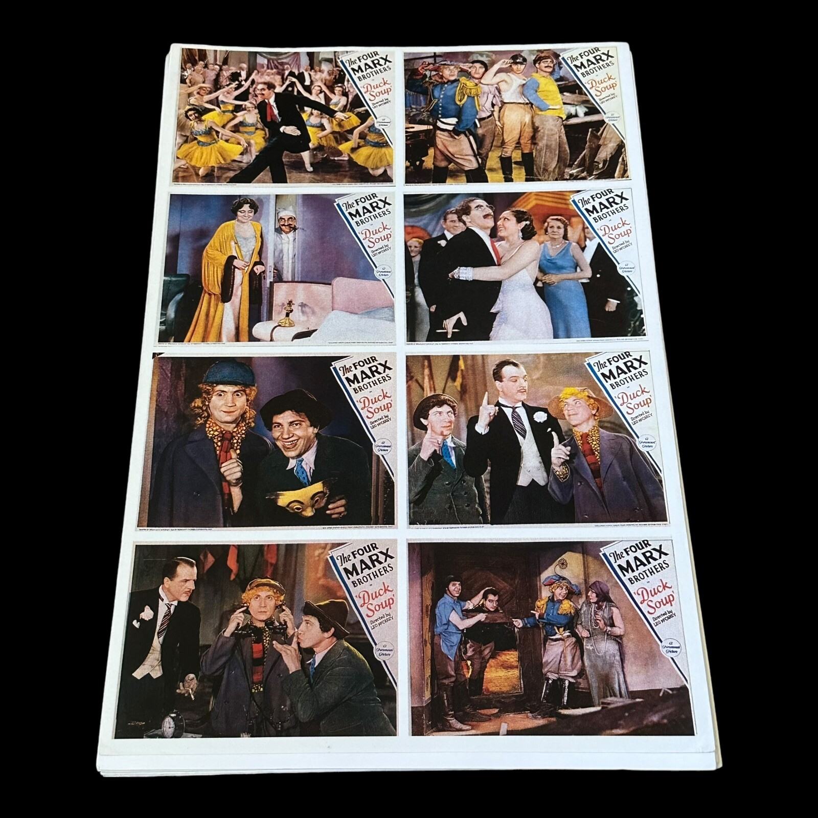 The Four Marx Brothers, Duck Soup Poster 11 x 17 The Four Marx Brothers, Duck Soup Poster 11 x 17