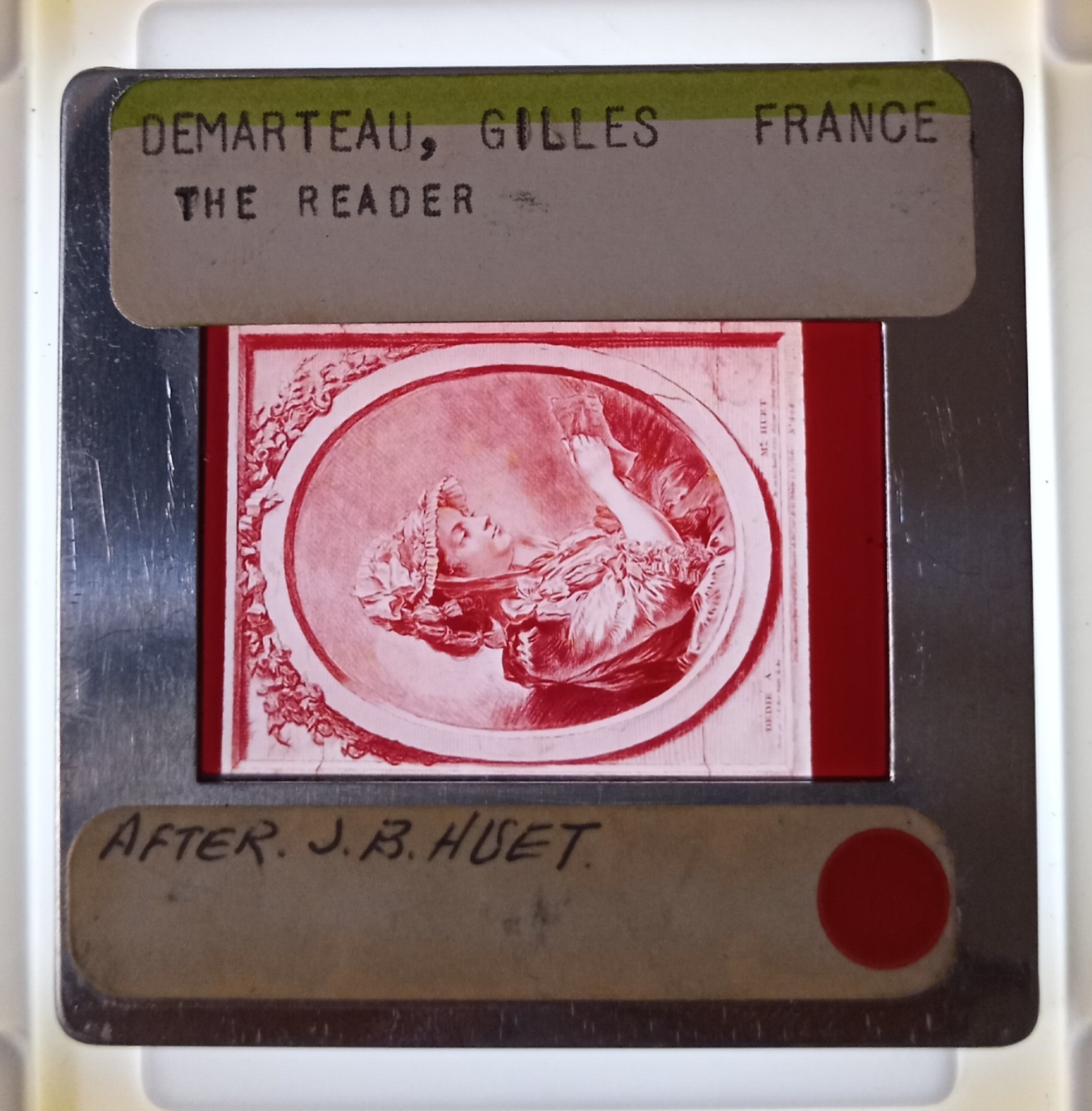 VTG Photo Slide - The Reader by Gilles Demarteau