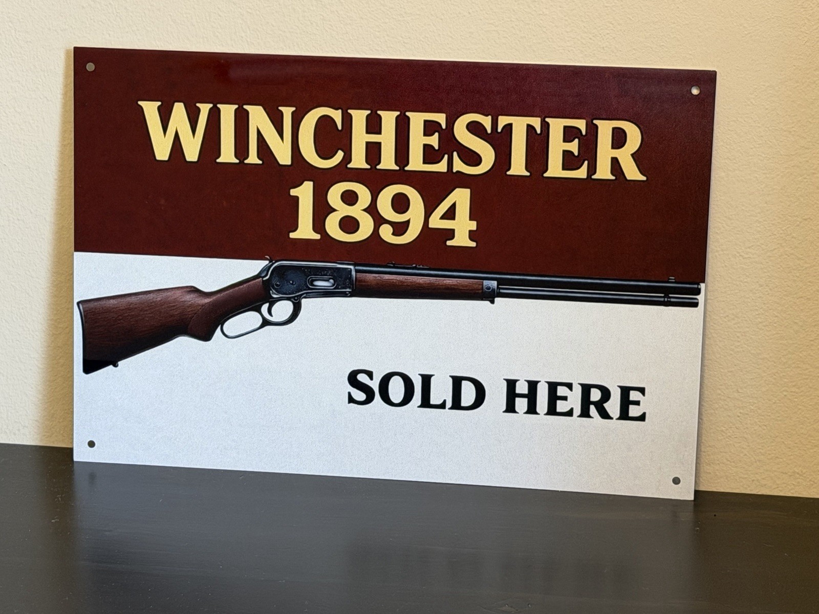 Winchester Model Rifle 1894 Ammunition Vintage Style Metal Sign Advertising Winchester Model Rifle 1894 Ammunition Vintage Style Metal Sign Advertising