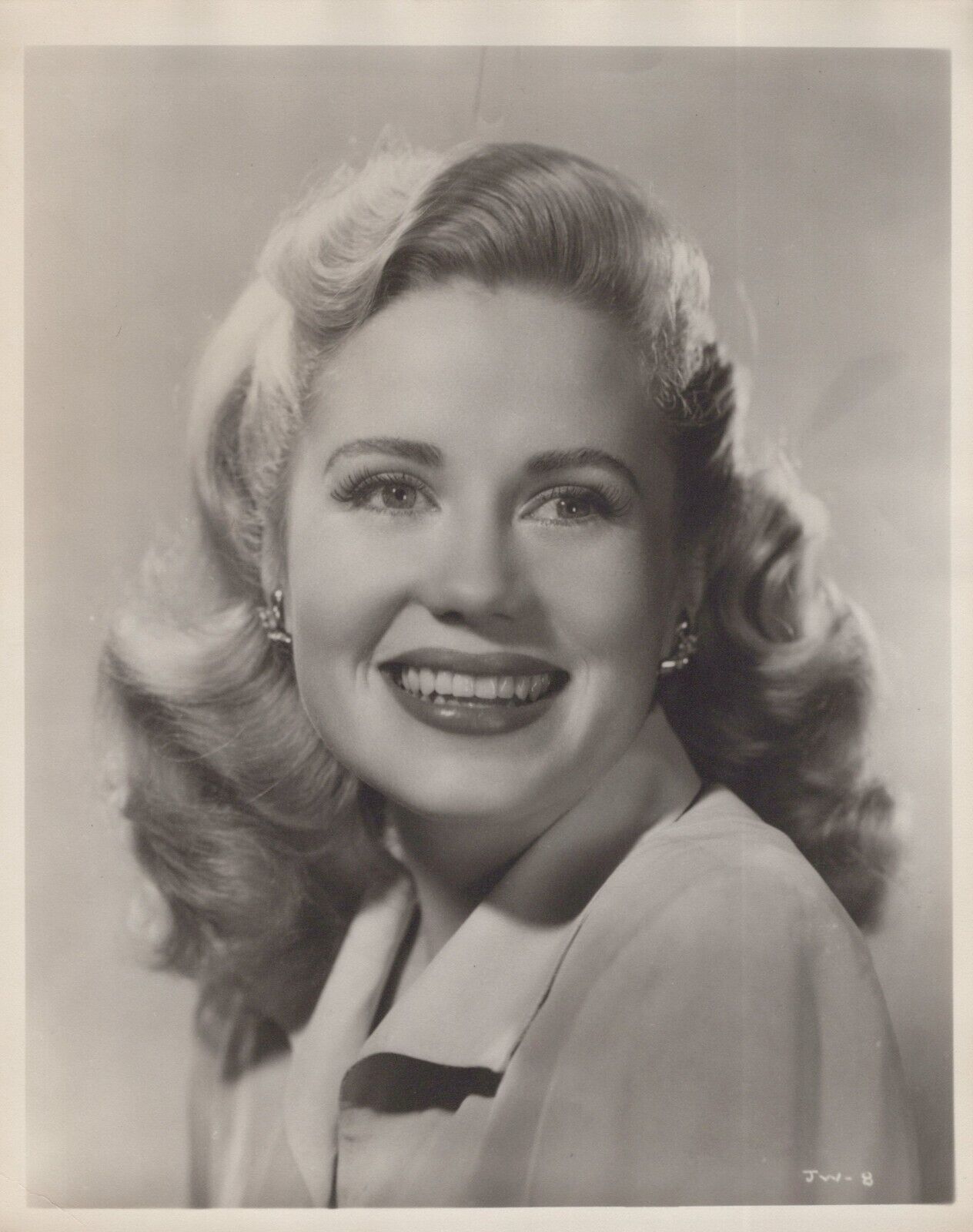 Jacqueline White (1940s) ❤🎥 Stunning Portrait - Original Vintage Photo K 245