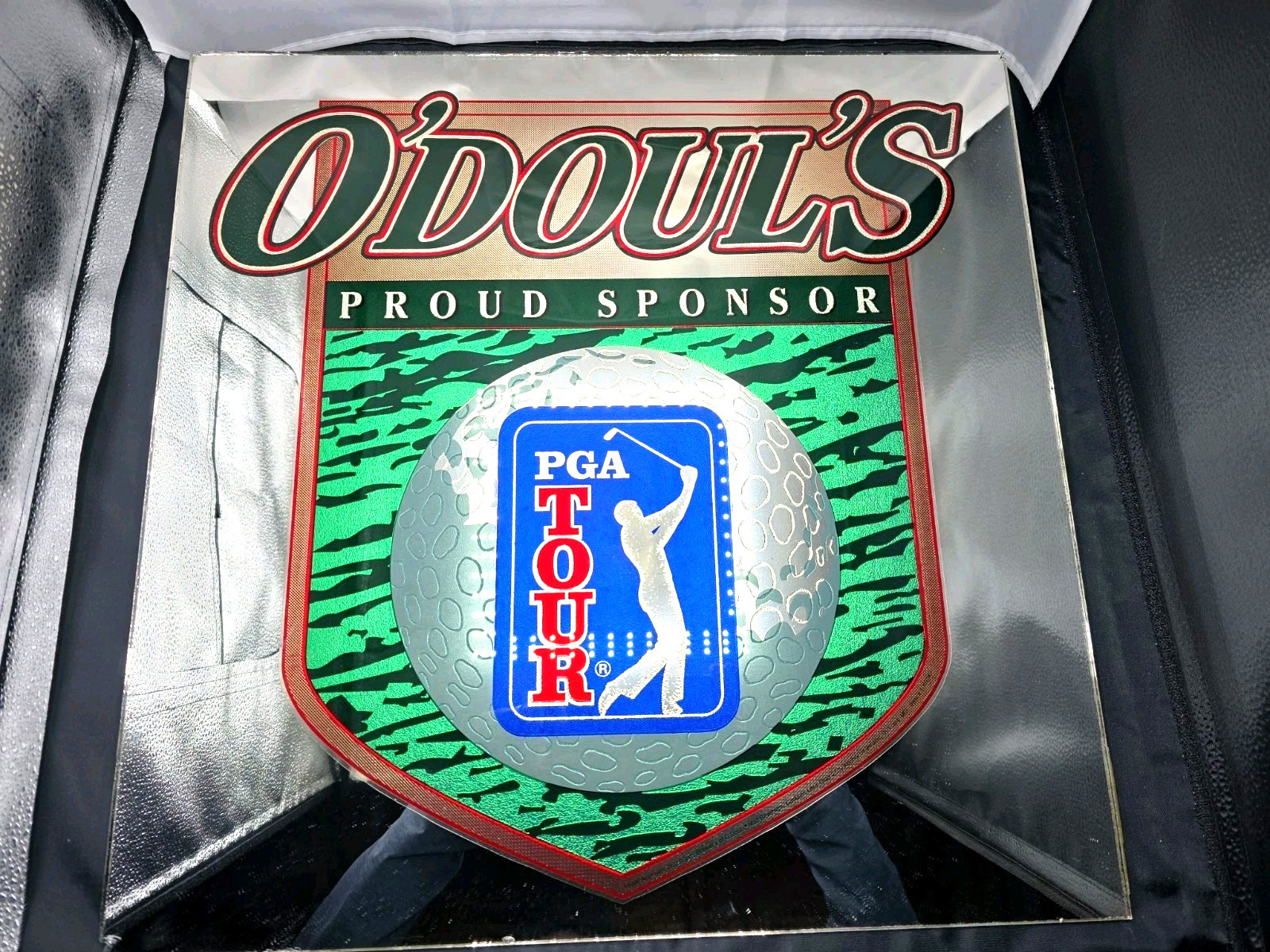 Vintage O\'Doul\'s PGA Tour Sponsor Mirror Bar Sign Mancave 1997 Unframed
