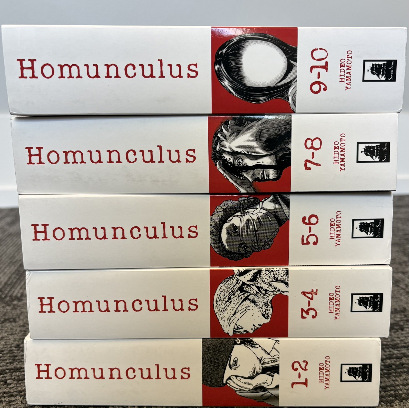 Homunculus Volumes 1-10 Complete Manga by Hideo Yamamoto Softcover English