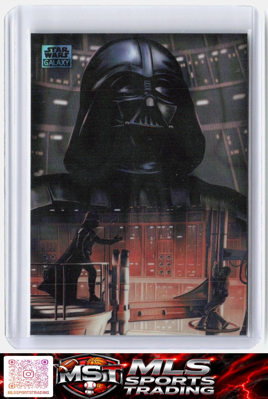 2024 Topps Chrome Star Wars Galaxy Bespin Power of the Darkside Aqua Lava #/175