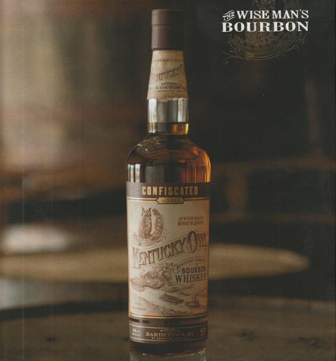 2019 Kentucky Owl Print Ad Poster Advertisement Wiseman's Bourbon 12