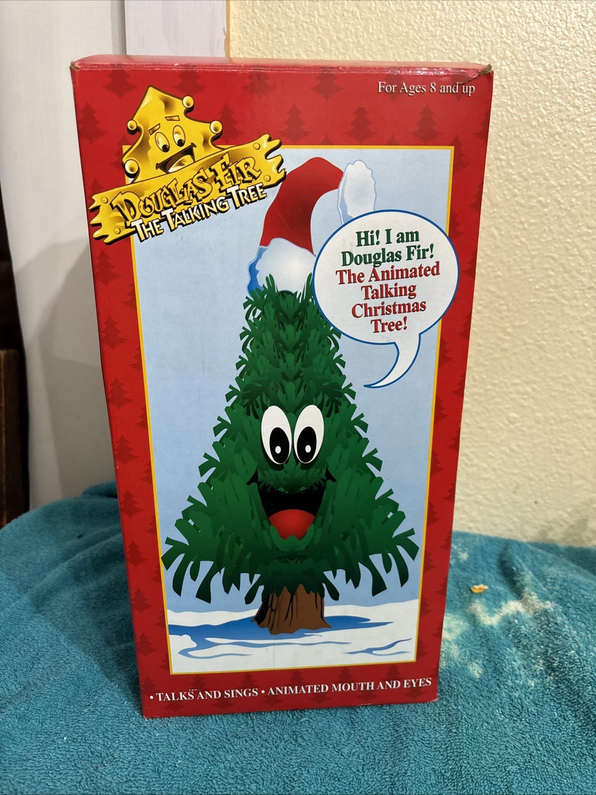 1990’s Gemmy Douglas Fir - THE TALKING TREE - Animated Singing CHRISTMAS TREE