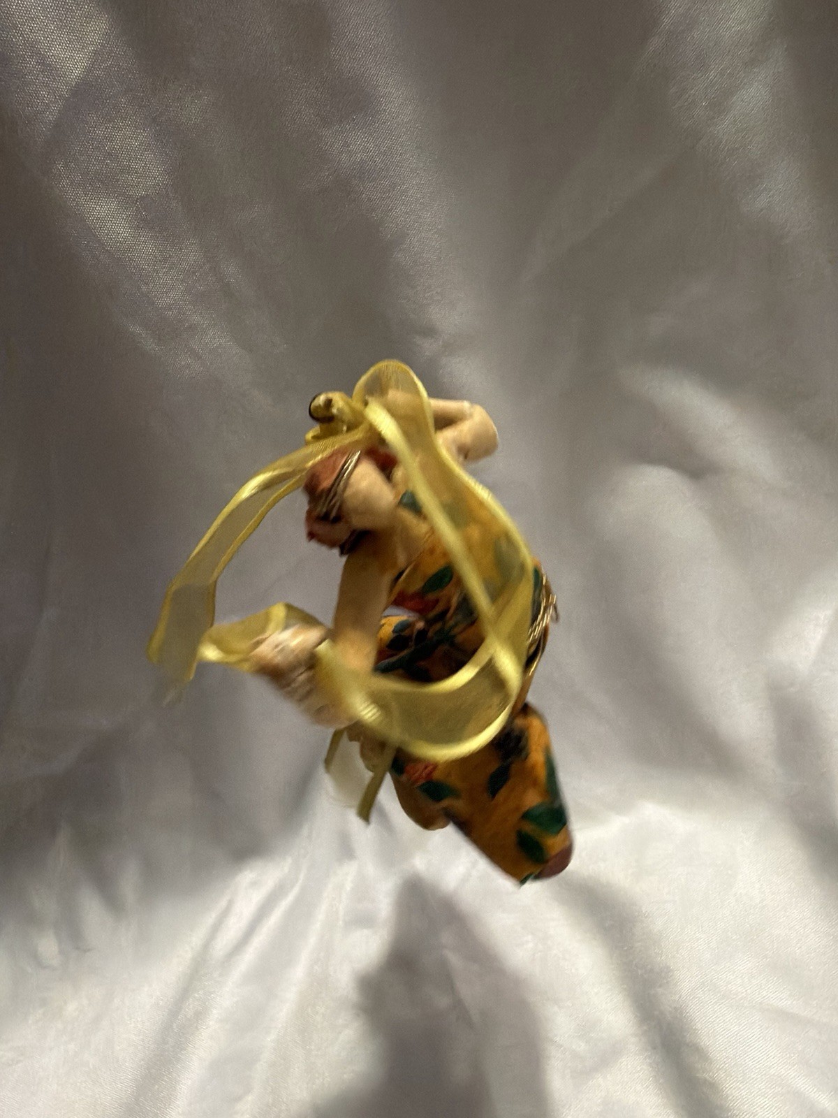 Serena Mann Paper Mache Dancing Woman 5” Signed 1999