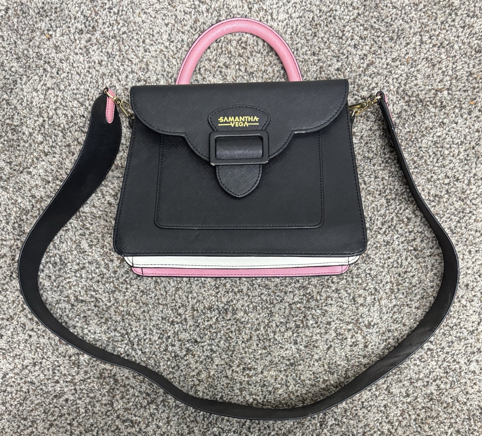 *Read Samantha Vega X Barbie Collaboration Shoulder Bag Purse With Strap Rare