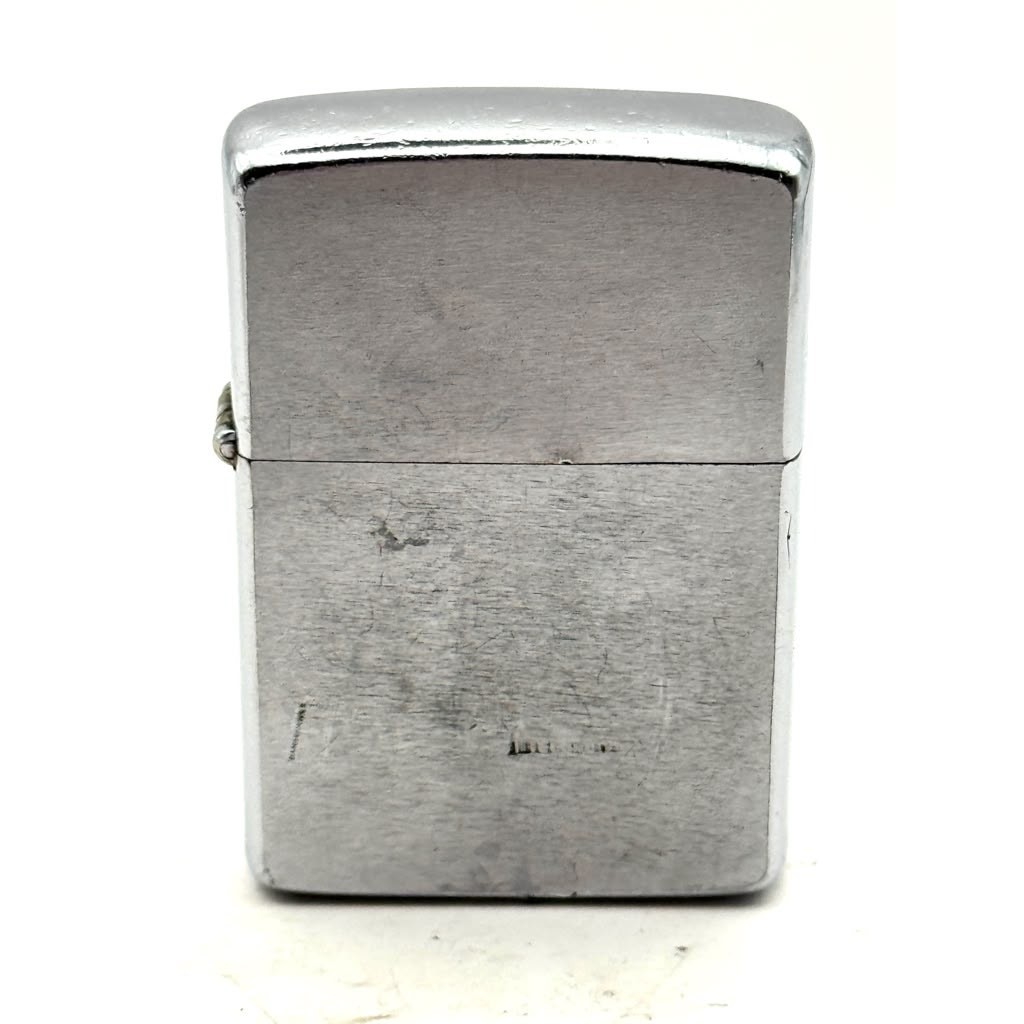 Zippo 1963 Regular David Loves Elaine Engraved Lighter Damaged Case