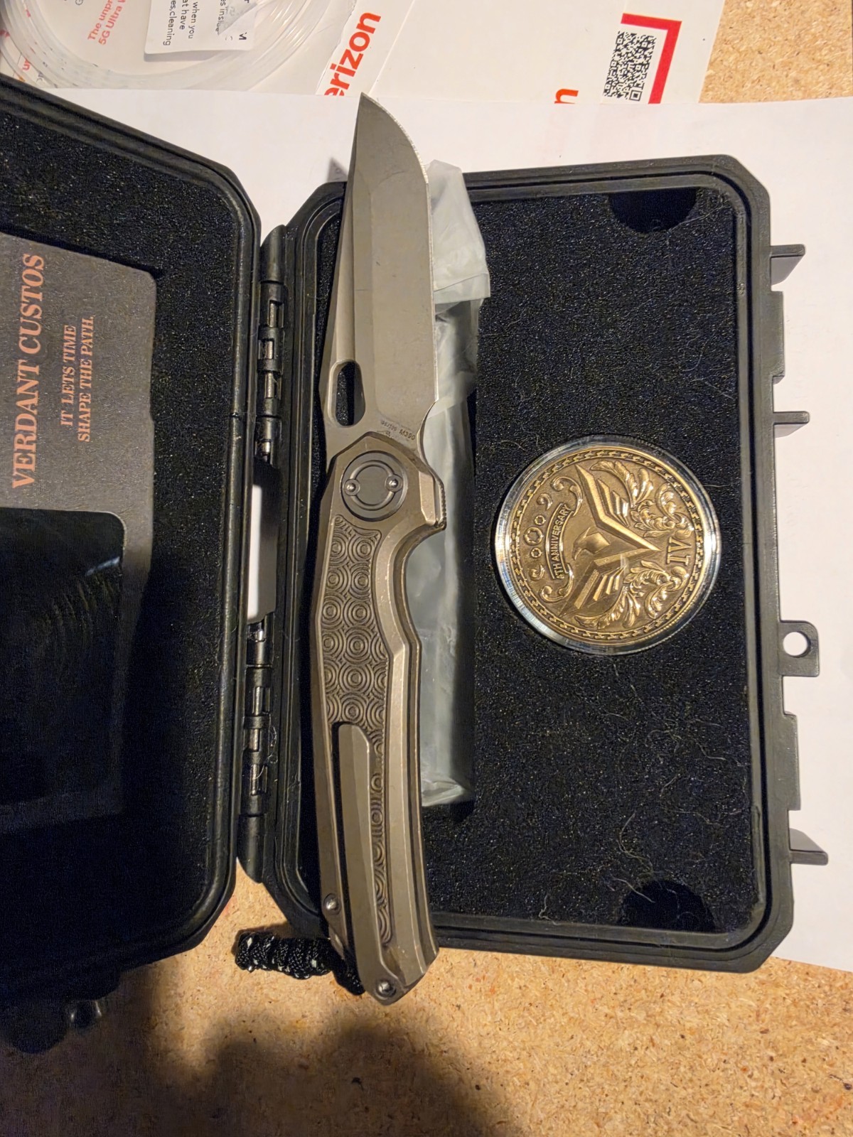 Vosteed Thunderbird V 4th Anniversary Antique Brasswash Ti M390