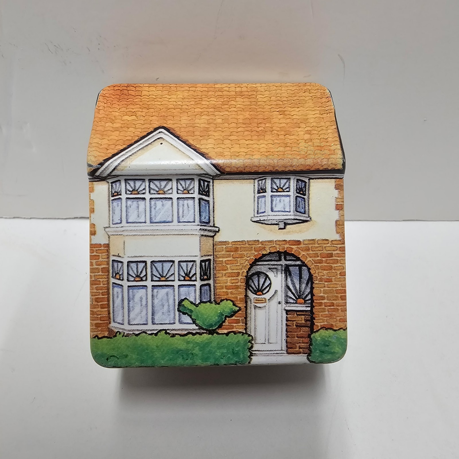 Dana Kubick Metal Tin Trinket Brick House Box A Hunkydory Design Made in England