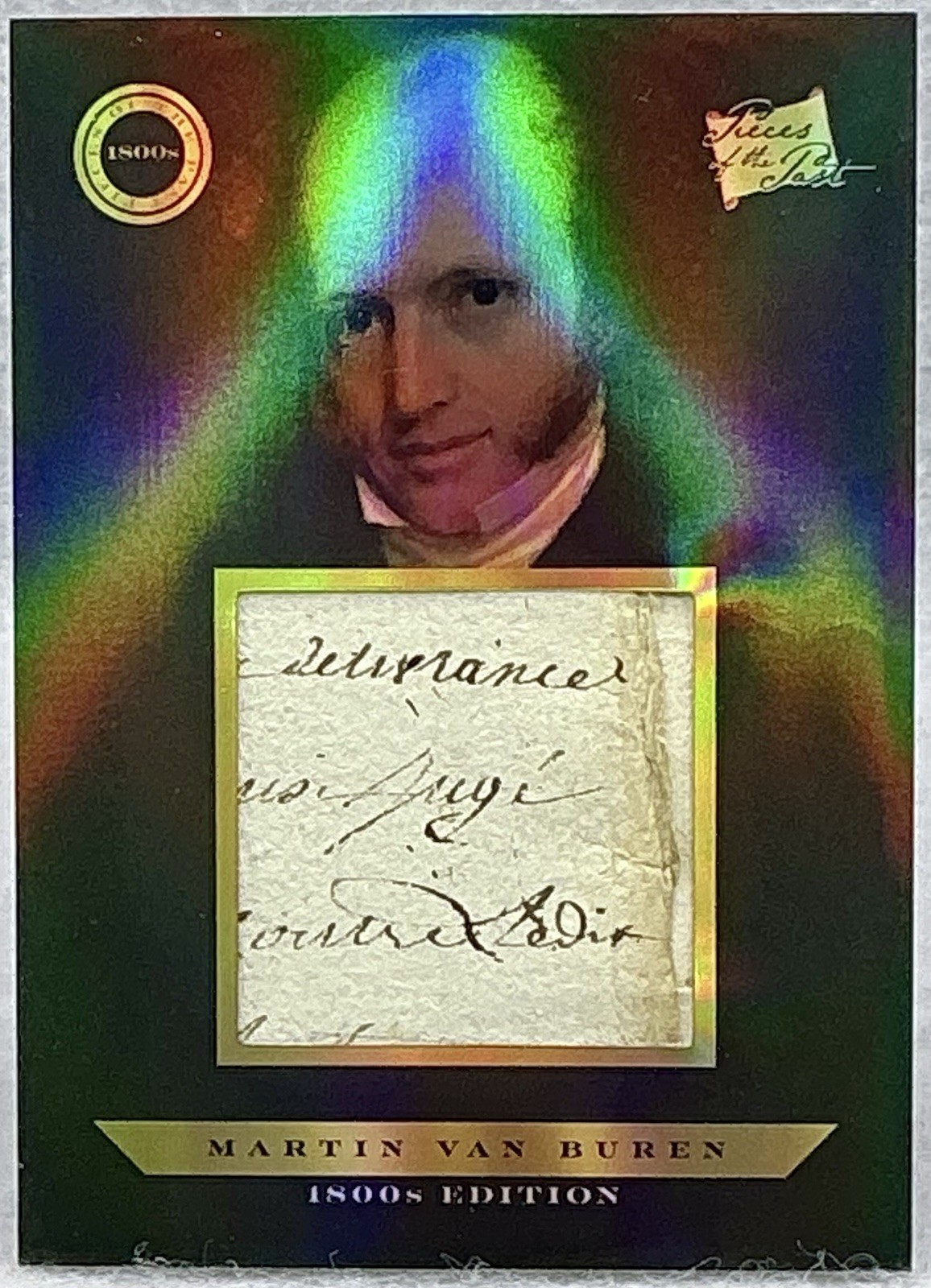 2024 Pieces Of The Past 1800s Martin Van Buren Handwritten Document Relic