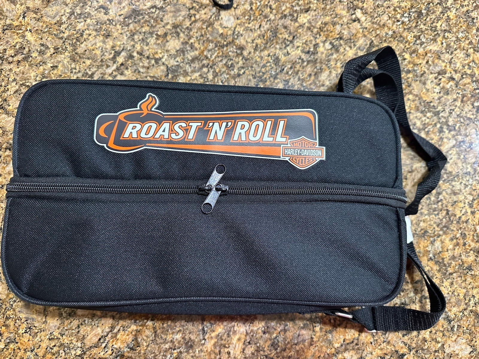 Harley Davidson Roast N Roll travel bag New Old Stock