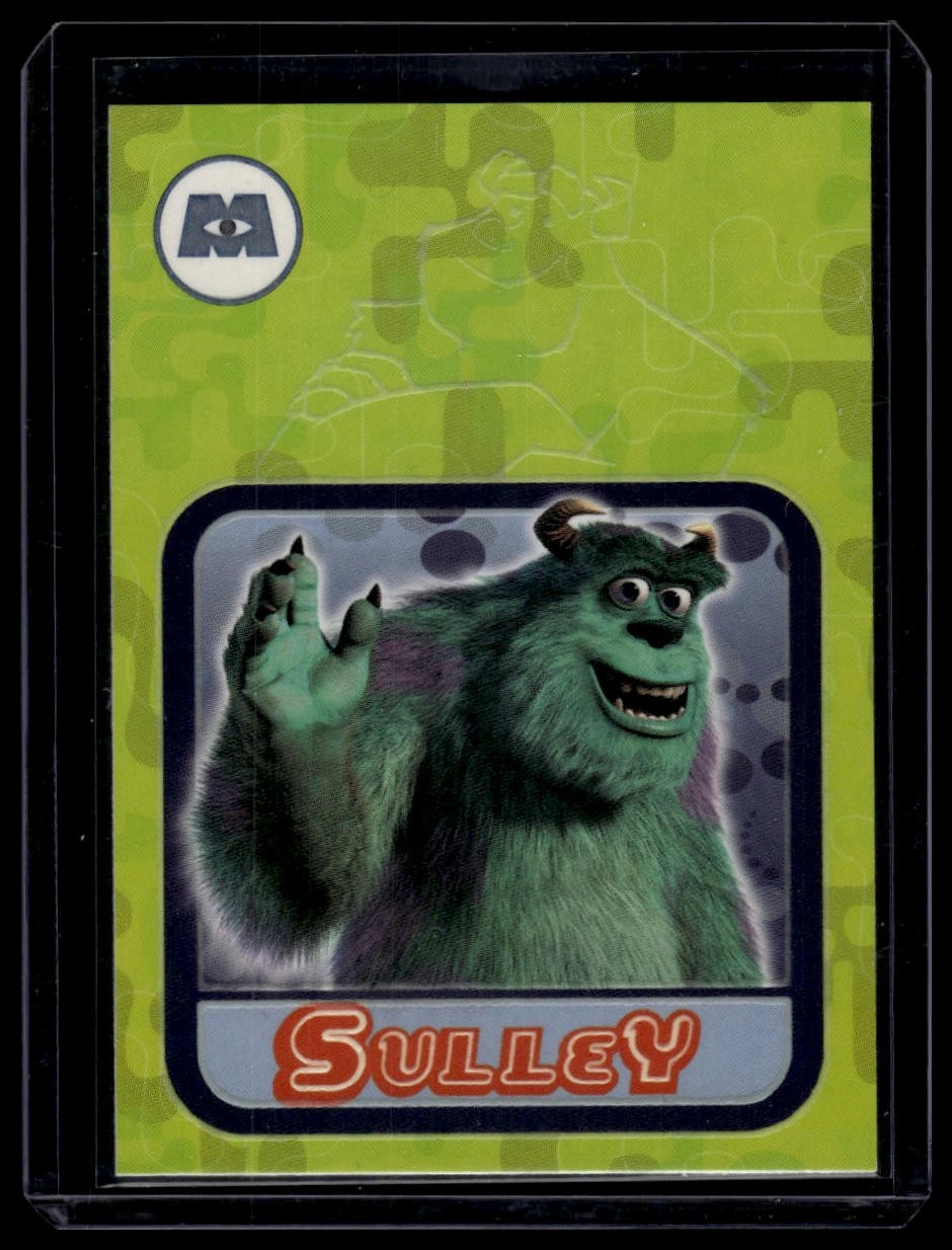 2001 Topps Monsters Inc Glow In The Dark Sulley #1