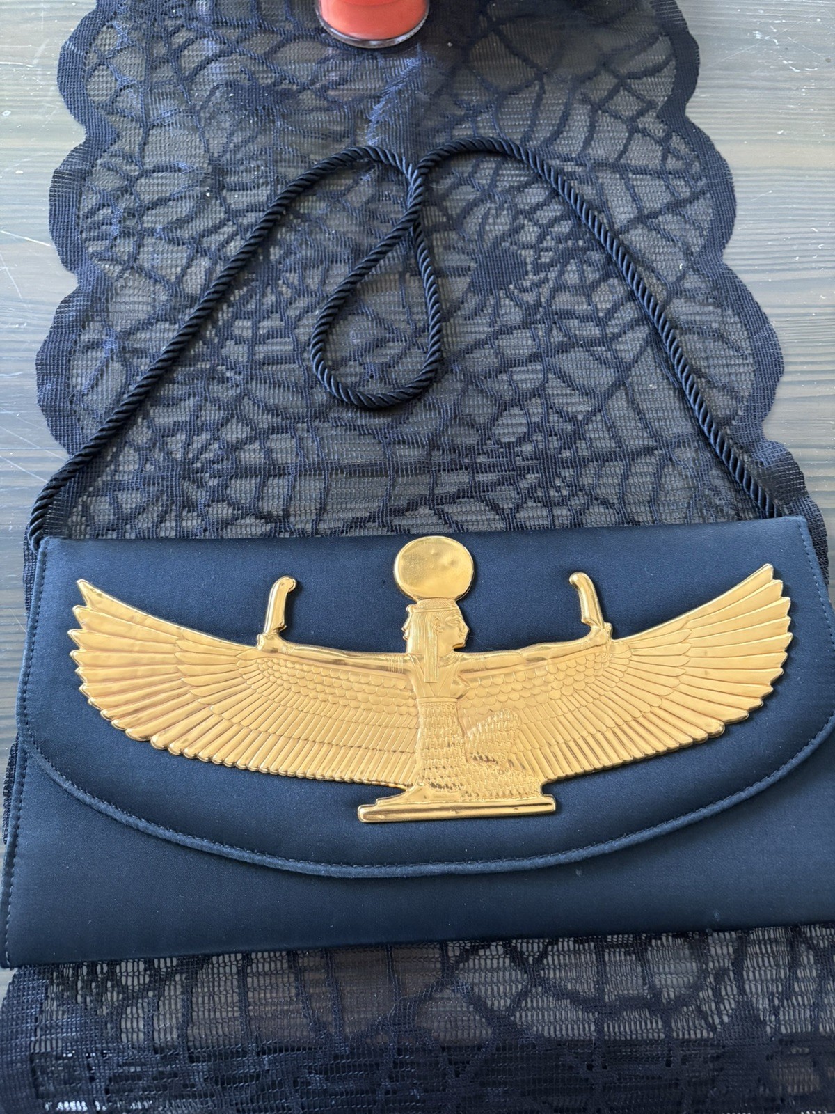 Extremely Rare Vintage MMAGold Winged goddess Isis.
