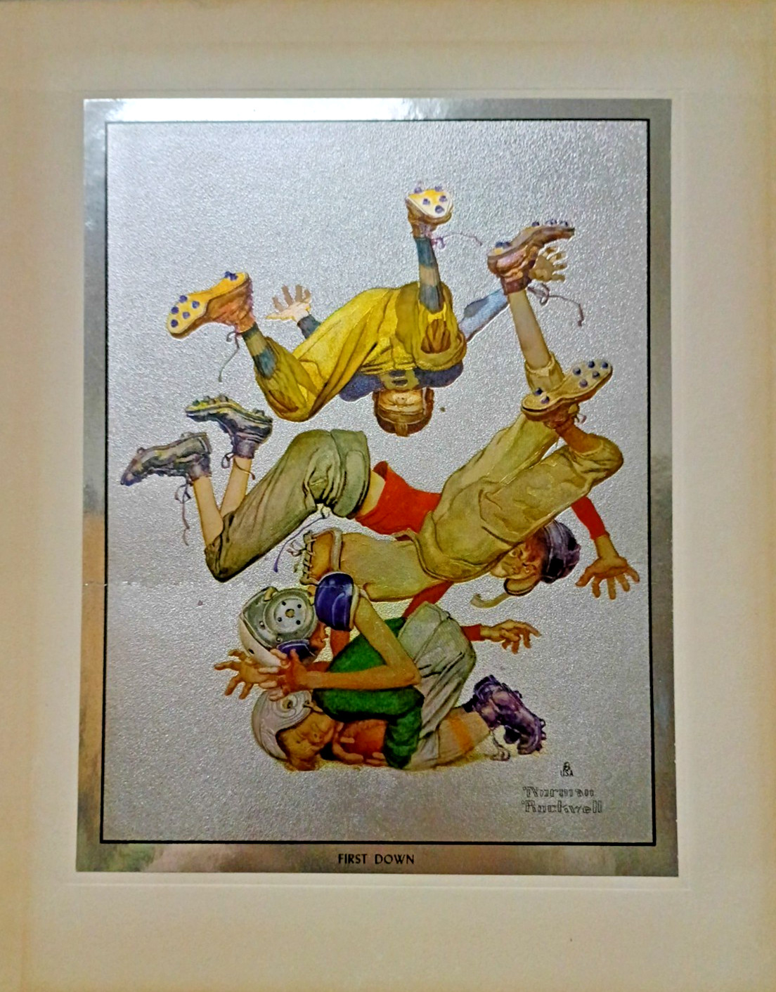 Norman Rockwell - Animation Drawing - Football (First Down) 1951