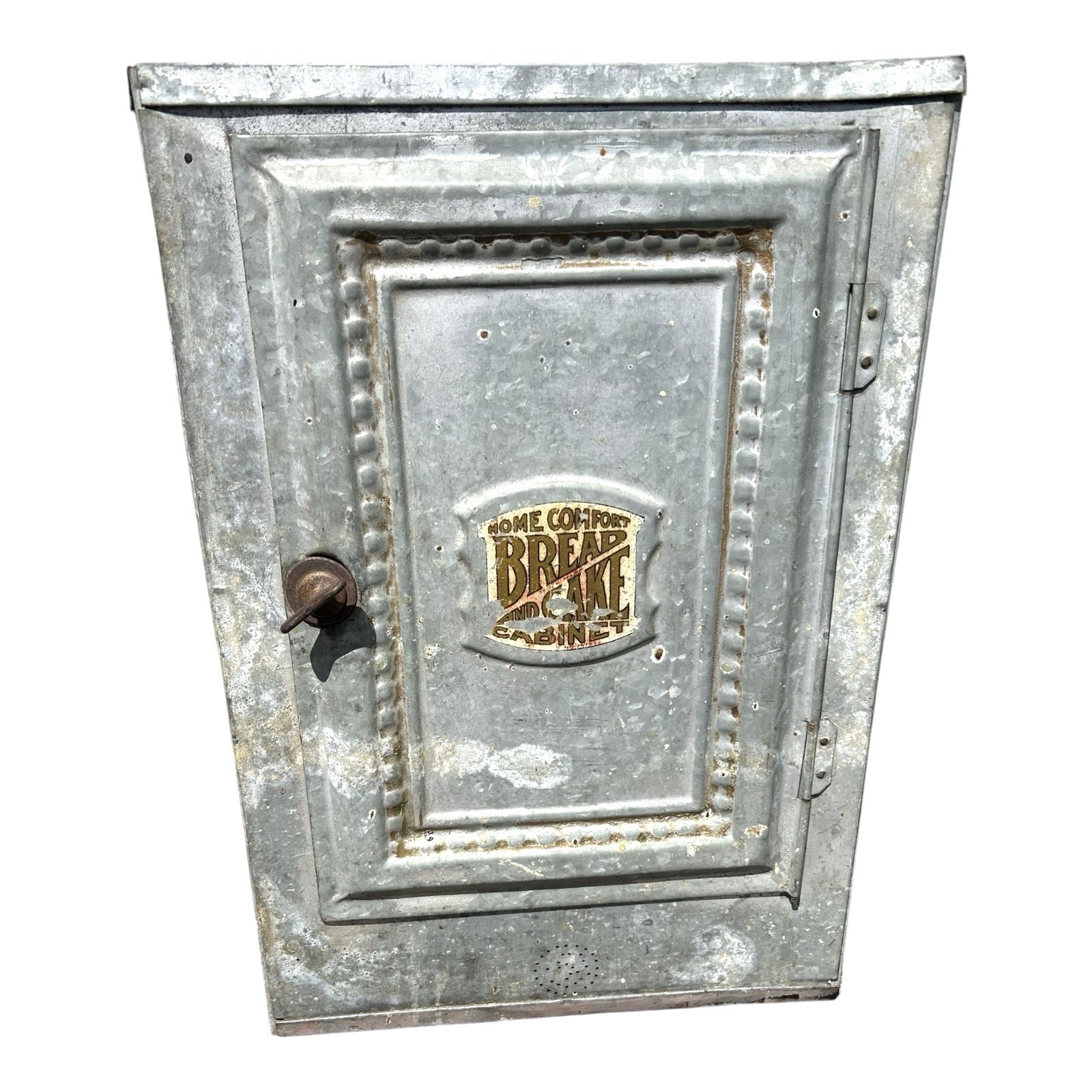 Antique Home Country Comfort Tin Bread & Cake Galvanized Warmer Pie Safe