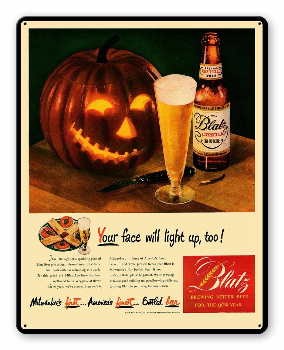 BLATZ PILSENER BEER HALLOWEEN 15\