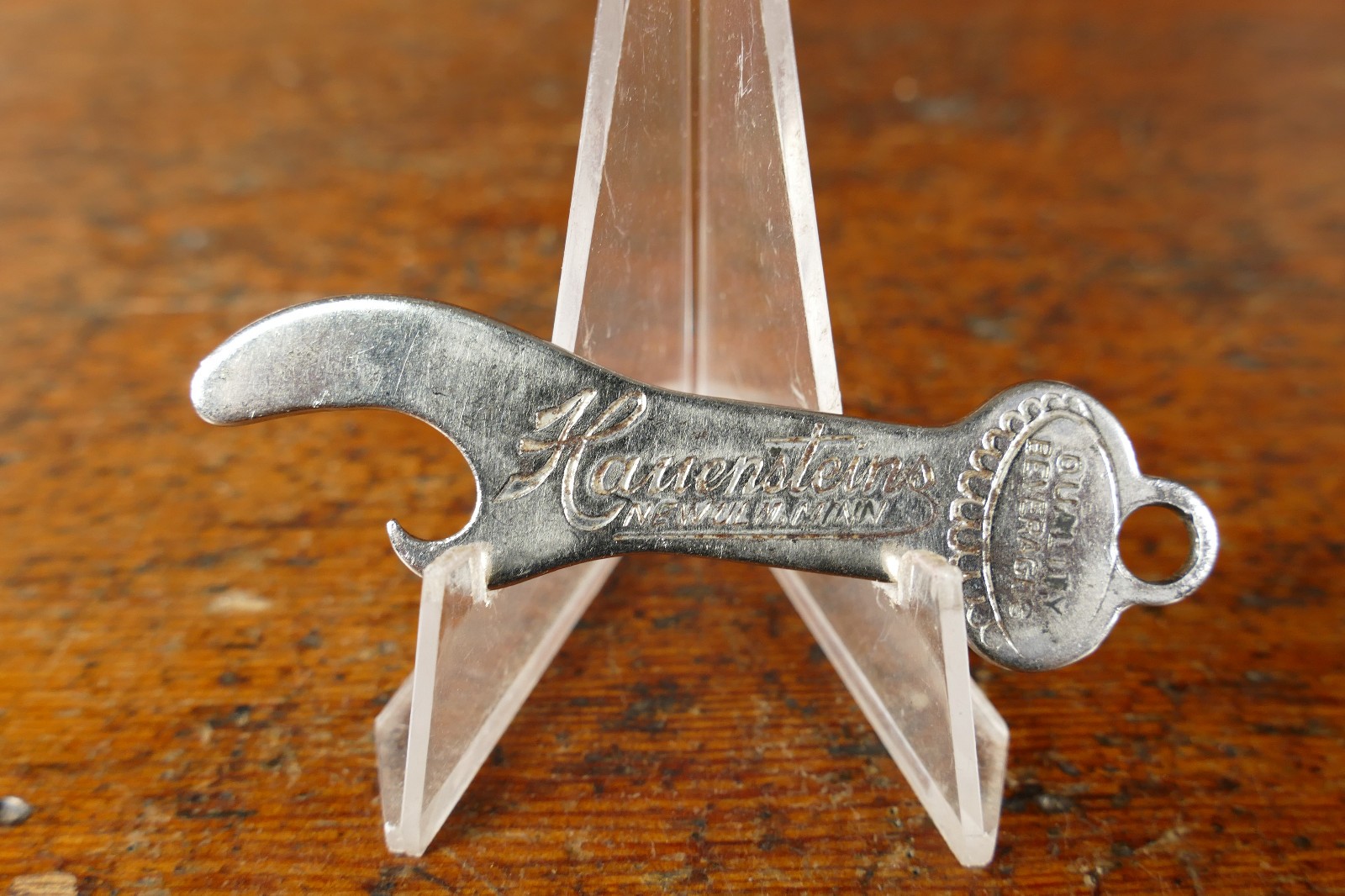Vintage Hauenstein Beer New Ulm, Minnesota Figural Advertising Bottle Opener