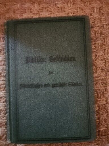 1904 German Bible Stories Book Biblische Geschichte Jesus Concordia Publisher US