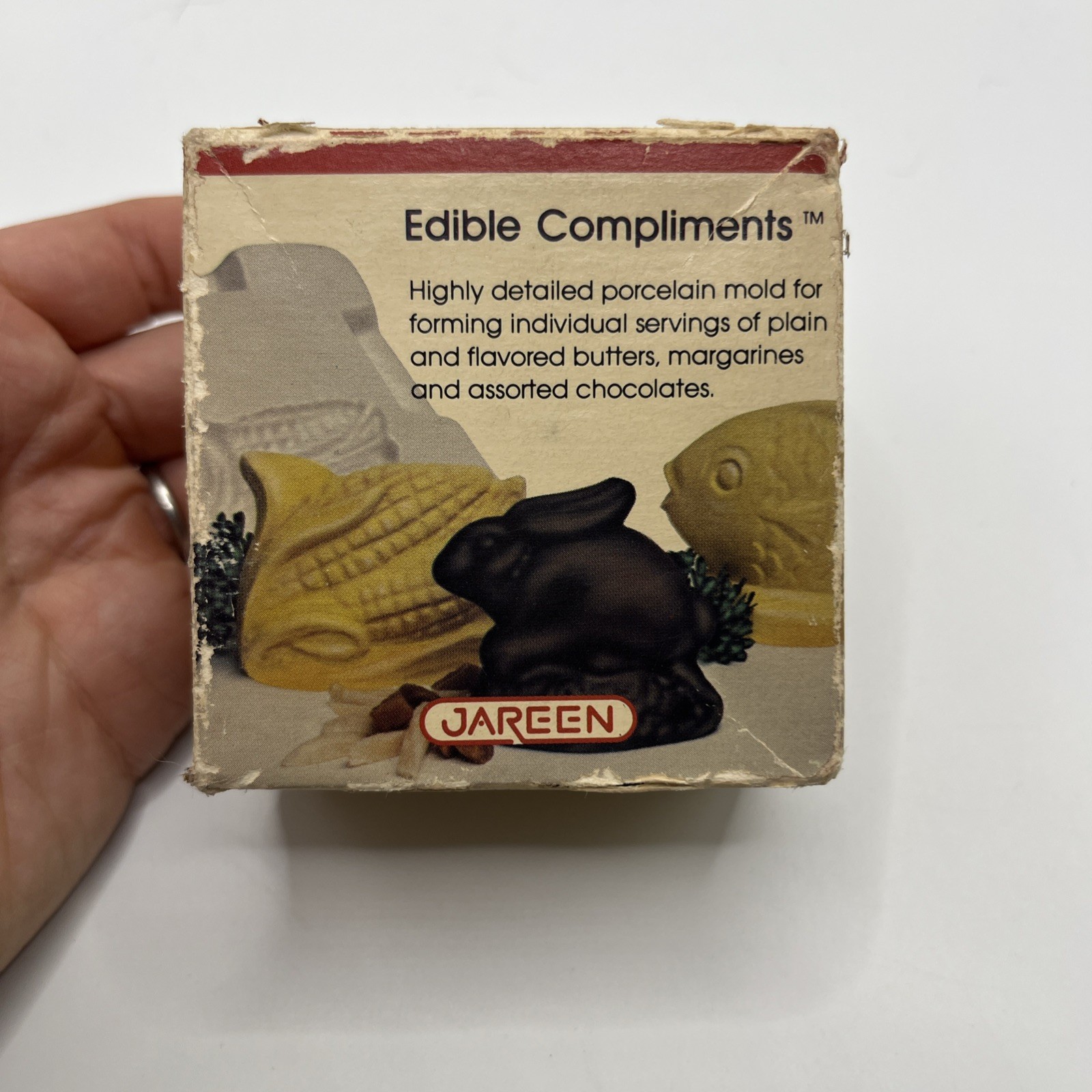 Jareen Edible Compliments Porcelain Heart Mold For Butter & Chocolate