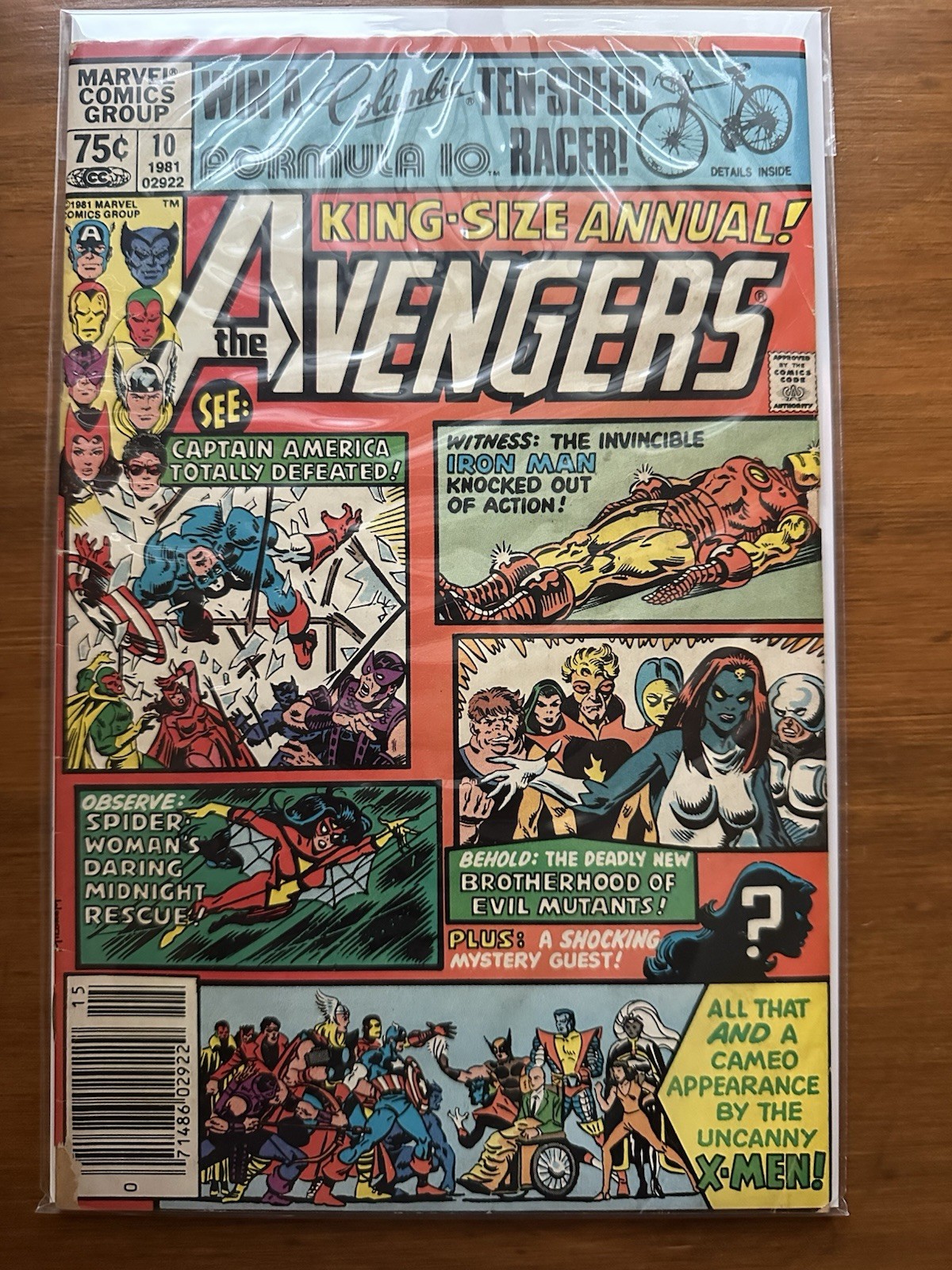 Avengers Annual #10 Marvel Comics 1963-1981 Newsstand Edition 1st App of Rogue