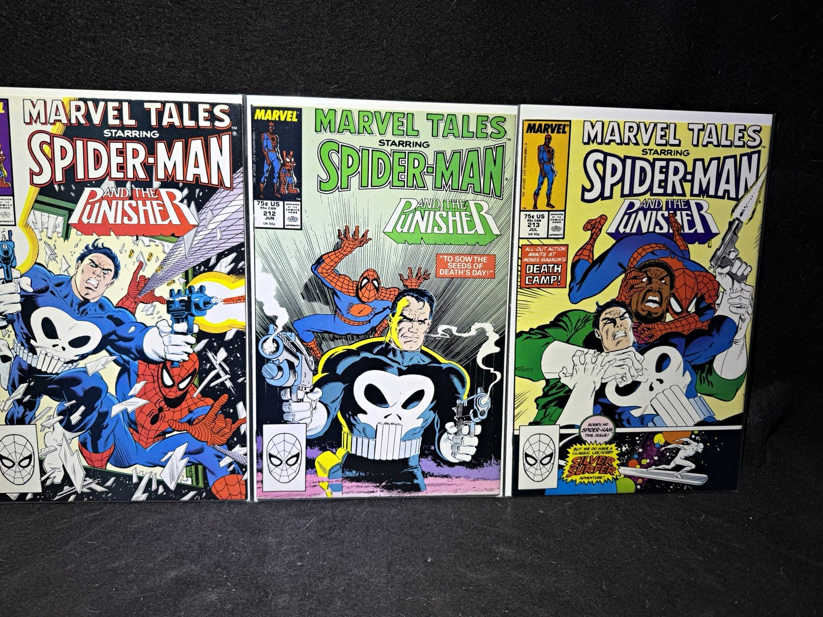 Marvel 8 Comic Lot What If Wolverine Punisher Spider-Man Marvel Tales What The