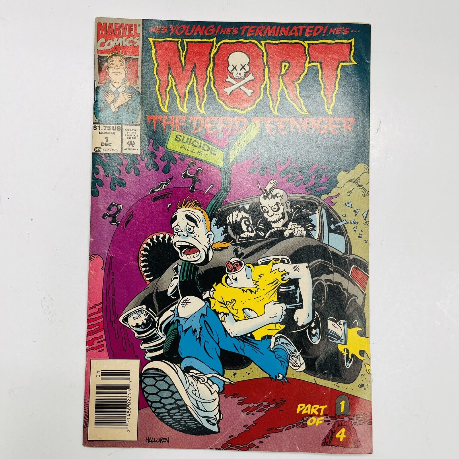 Vtg Mort the Dead Teenager #1 Marvel 1994 Gary Hallgren cover