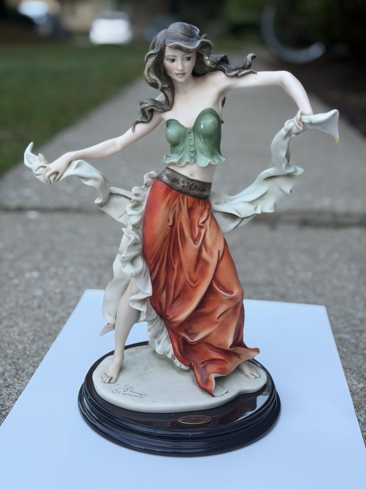 Giuseppe Armani Esmeralda 0198C Florence Figurine 1988 Made Italy Large Rare