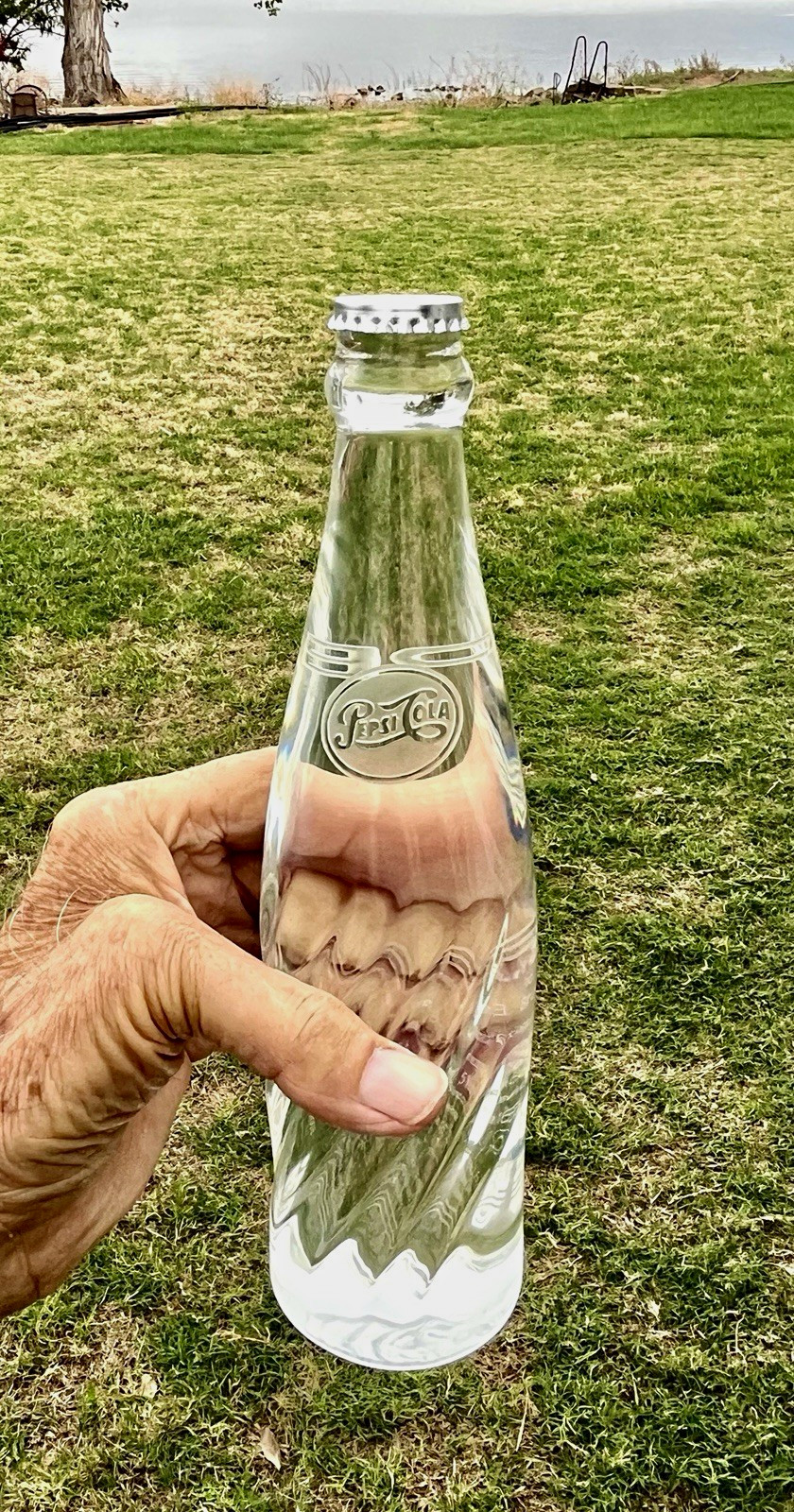 Pepsi Cola soda ,PBG Award Display Bottle ,crystal, rare , beautiful ,sign