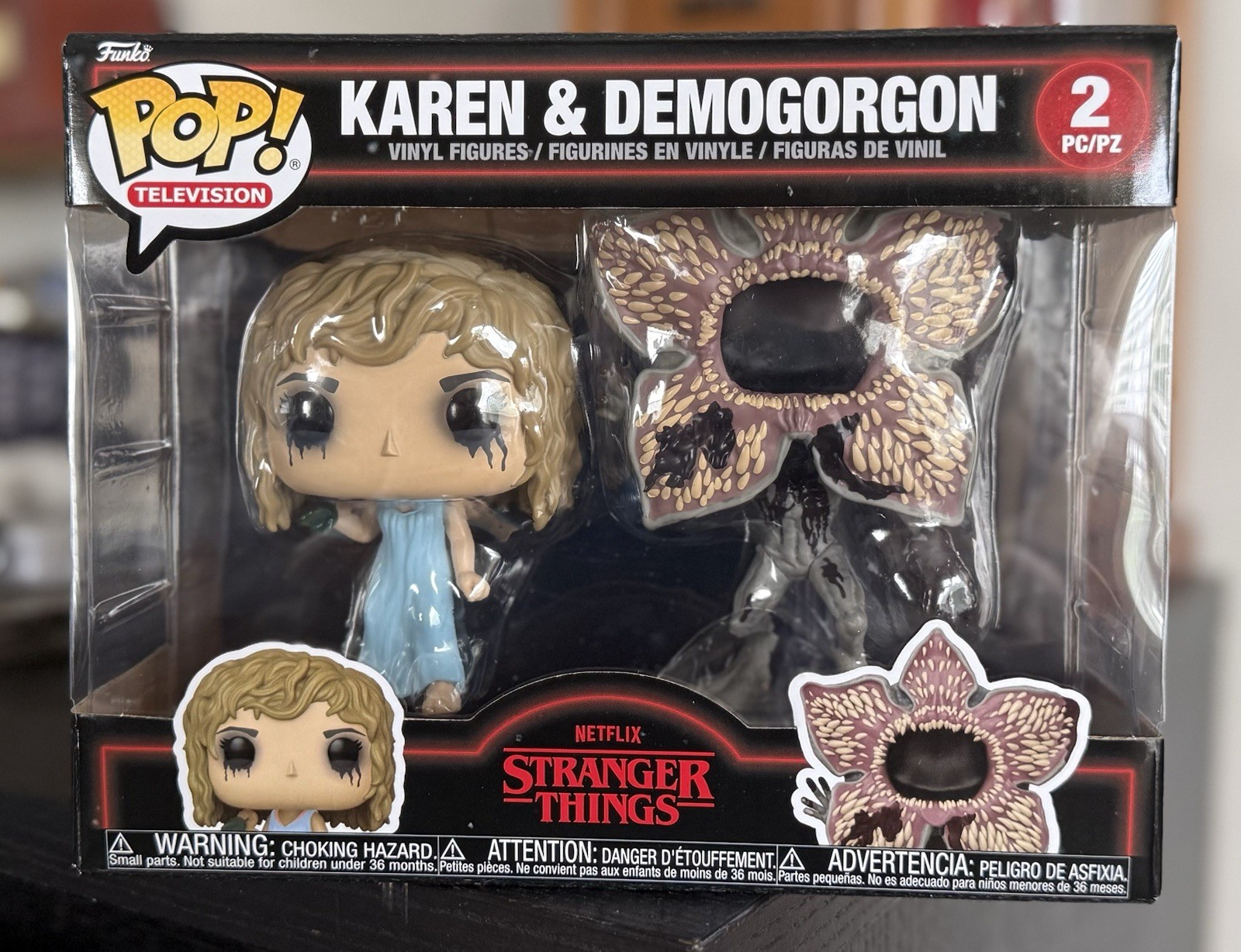 Funko POP: KAREN WHEELER & DEMOGORGON 2 Pack Stranger Things Season 5 IN HAND