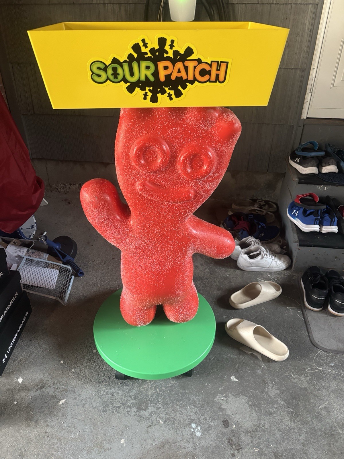 Sour Patch Store Display Stand Red Yellow Green Advertising Bin