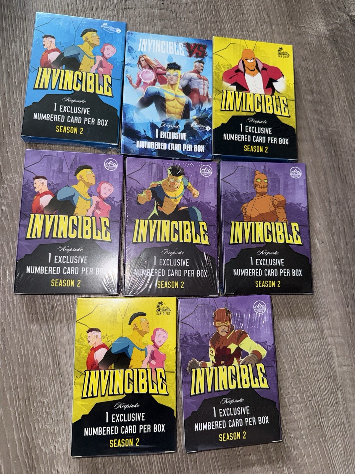 8 Box Lot Invincible Keepsake Exclusive Boxes