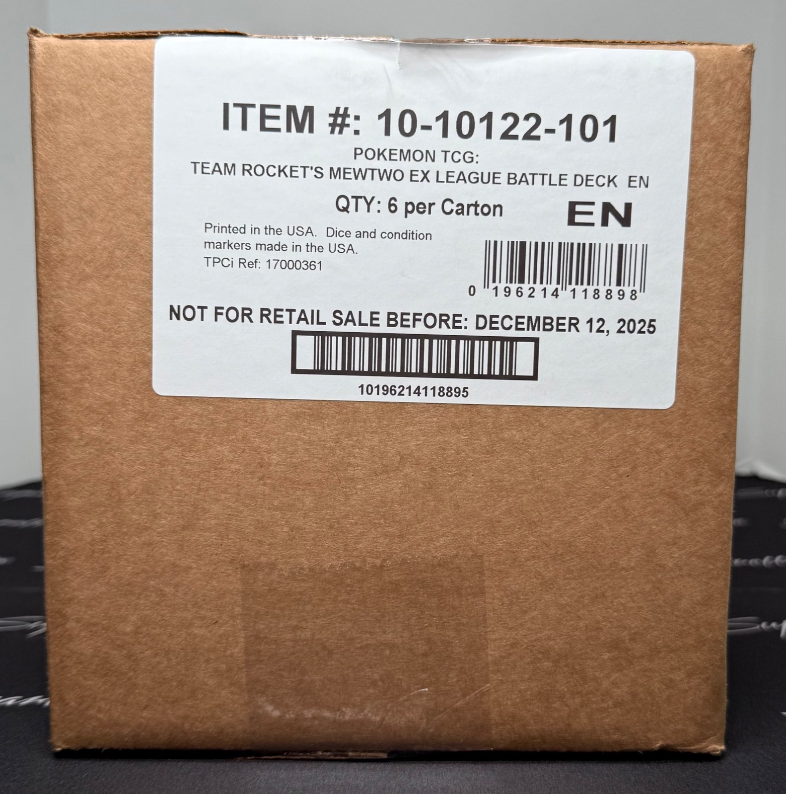 Pokemon Team Rocket\'s Mewtwo Ex League Battle Deck Case Sealed